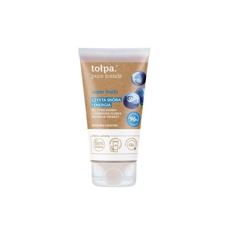 Tołpa Pure Trends Super Fruits Facial cleansing gel with peeling 150 ml