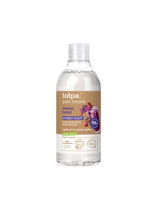 Tołpa Pure Trends Energy Boost Płyn micelarny do demakijażu 400 ml