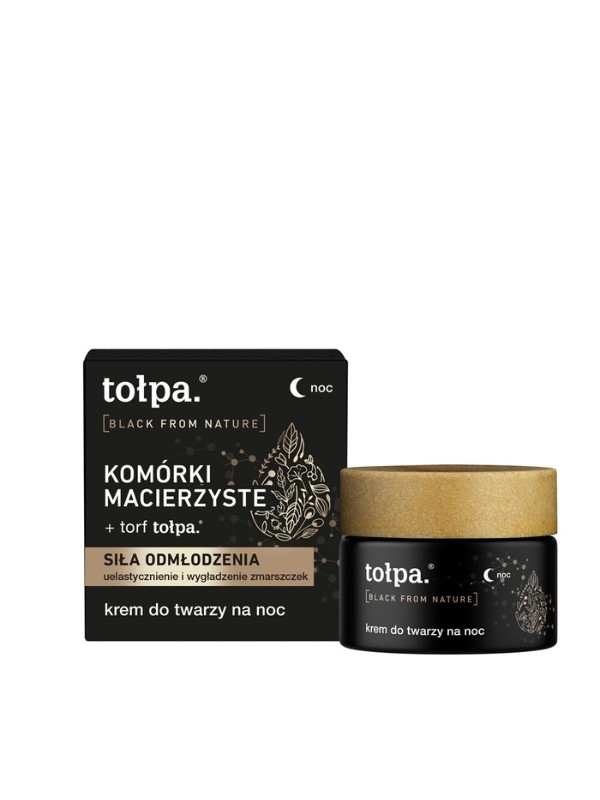 Tołpa Black From Nature Krem do twarzy na noc Komórki Macierzyste 50ml