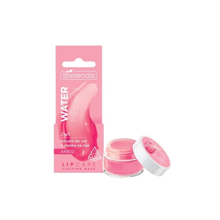Bielenda Lip Care Sleeping Mask Watermelon Mania 2in1 Бальзам для губ + нічна маска