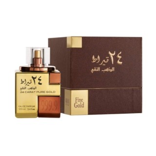 Парфумована вода Lattafa для жінок і чоловіків 24 Carat чисте Gold 100 мл