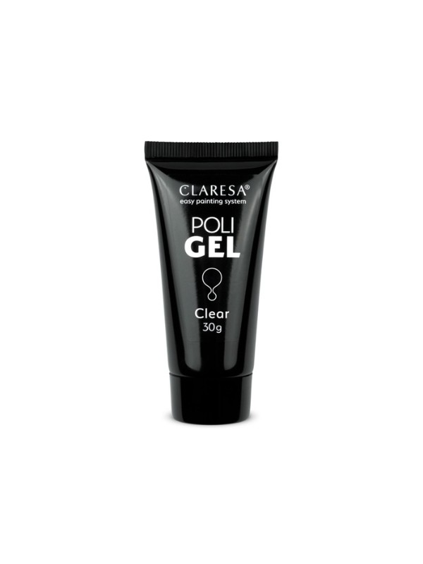 Claresa Poli Gel Żel budujący do paznokci Clear 30 g