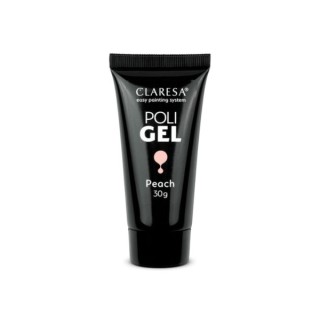 Гель для нарощування нігтів Claresa Poli Gel Peach 30 г