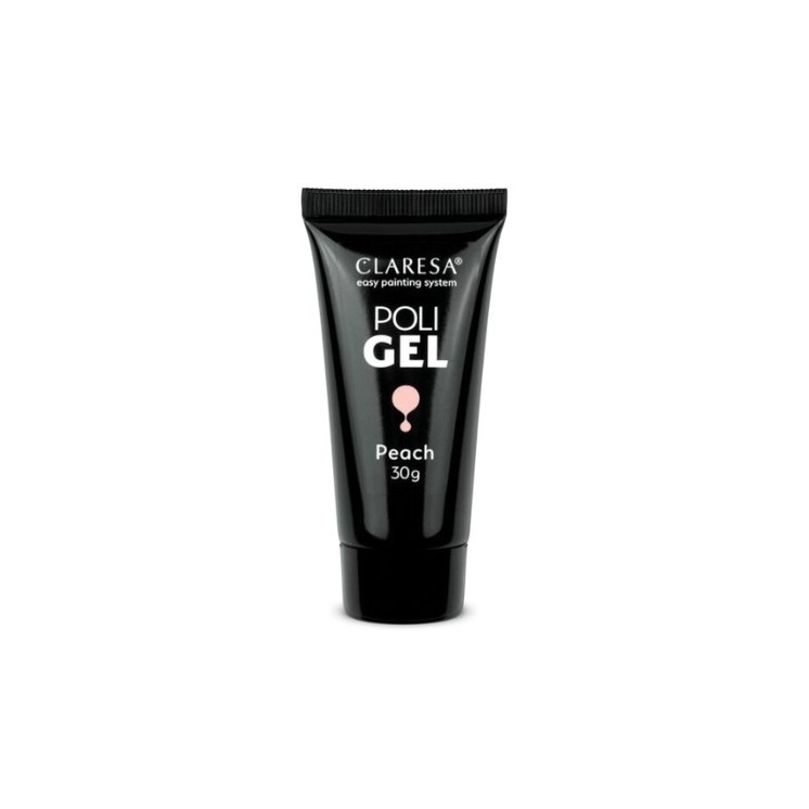 Claresa Poli Gel Peach nail building gel 30 g