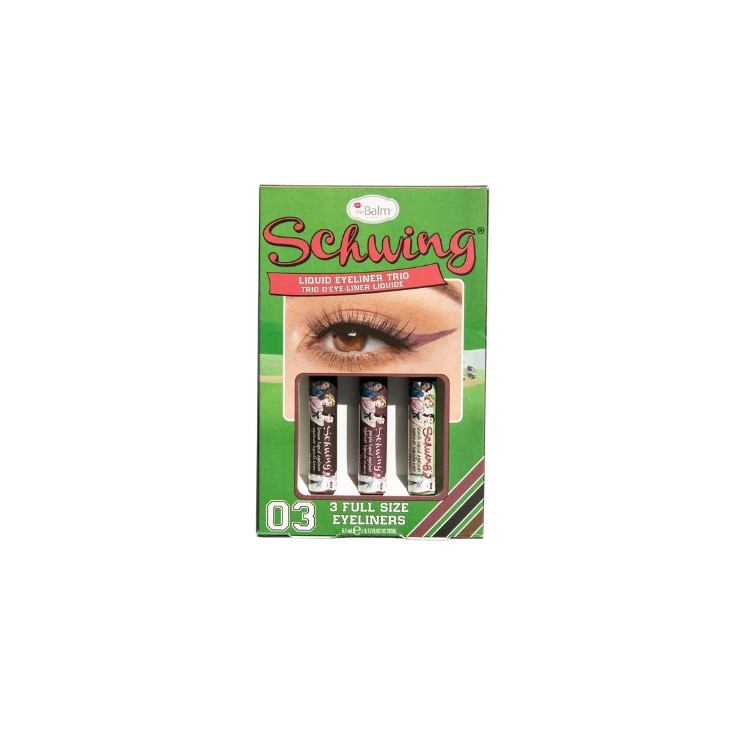 theBalm Schwing! Набір з трьох підводок для очей: Black , Brown , Purple 3х1,7 мл