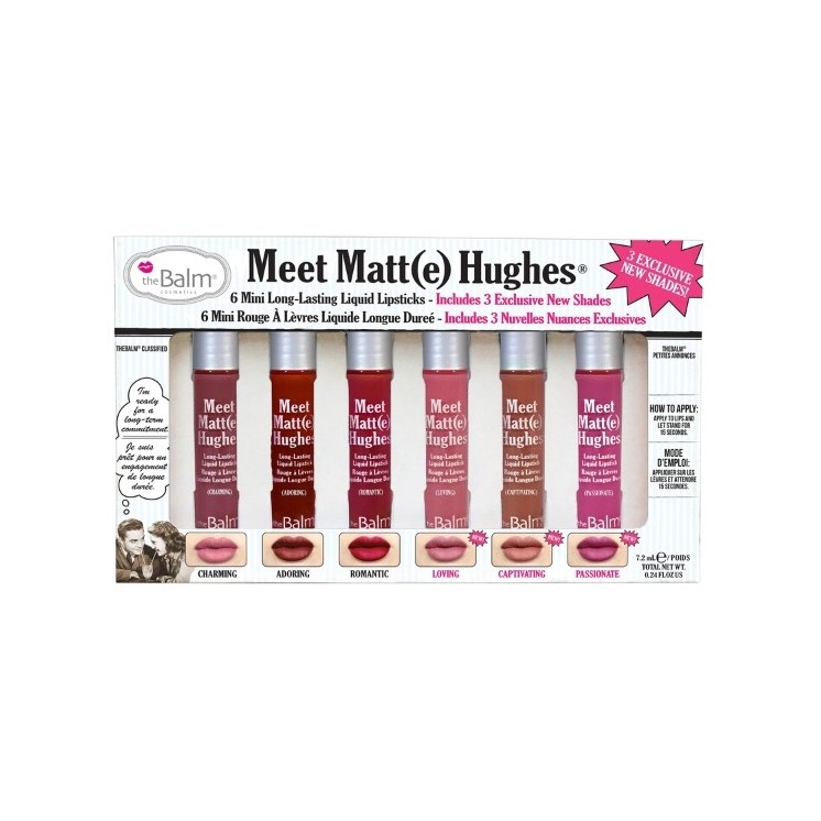 theBalm Meet Matte Hughes Mini Kit A set of six matte Lipsticks