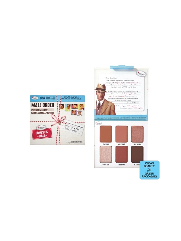 theBalm Male Order Paletka 6 Cieni do powiek Domestic Male 13,2 g