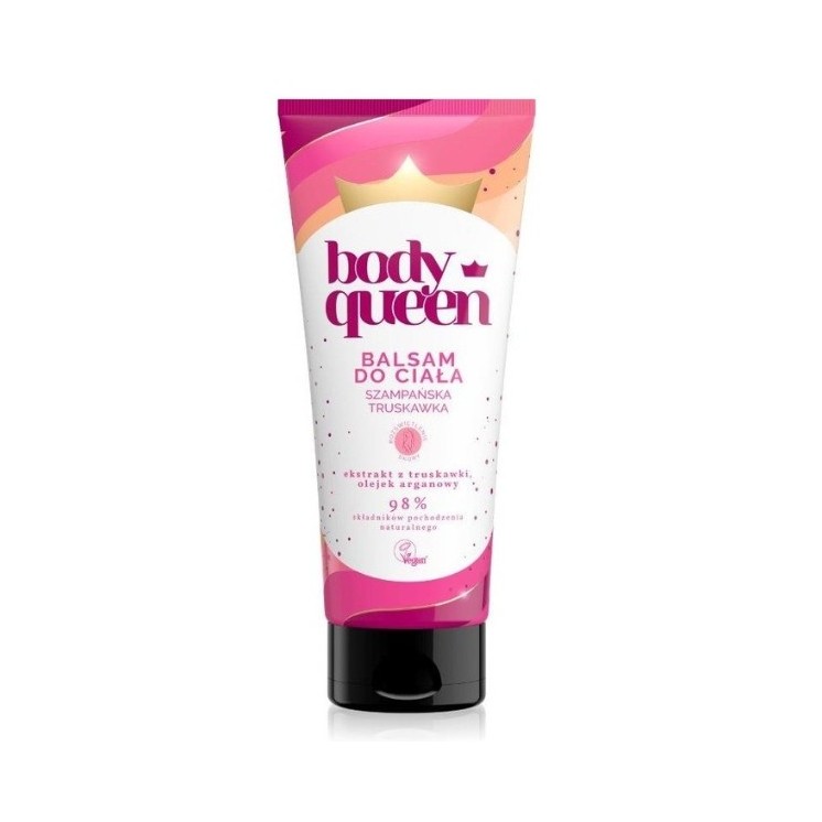 Body Queen Illuminating Body Lotion Champagne Strawberry 200 ml