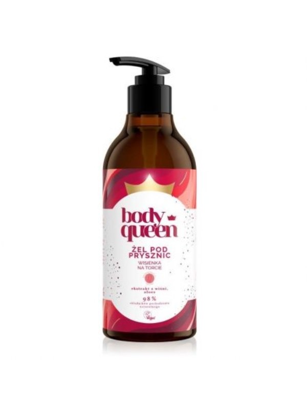 Body Queen regenerujący Żel pod prysznic Wisienka na torcie 400 ml