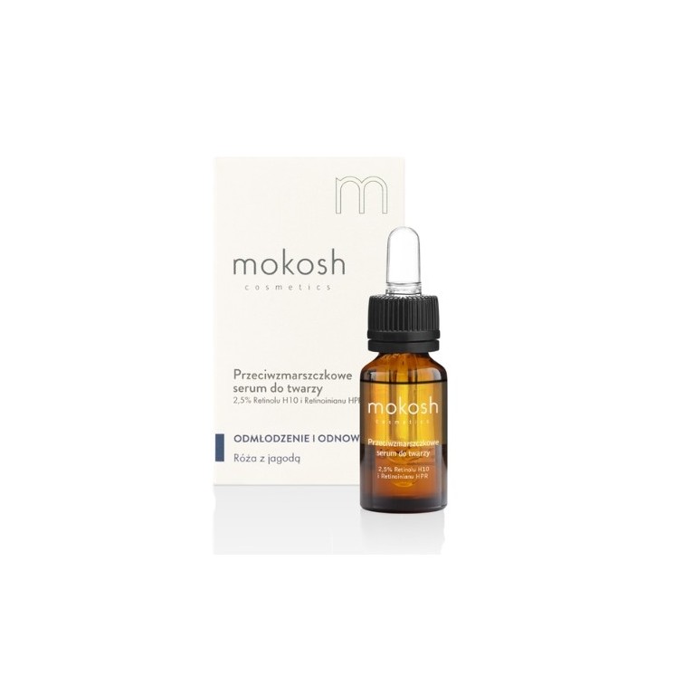 Serum для обличчя Mokosh 5 % Retinol H10 and Retinoate Rose 10 ml