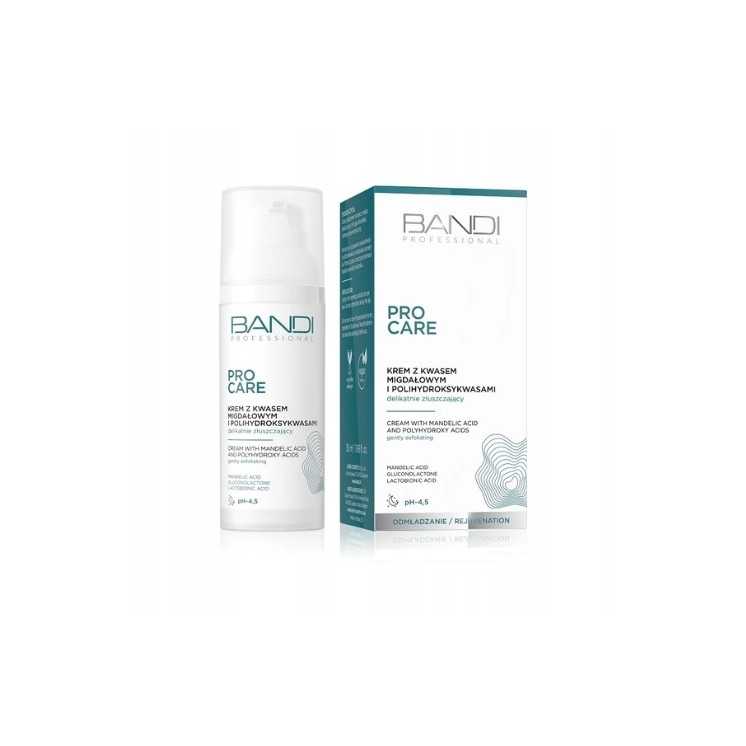 Крем для обличчя Bandi Pro Care з мигдалевою кислотою та полігідроксикислотами 50 мл