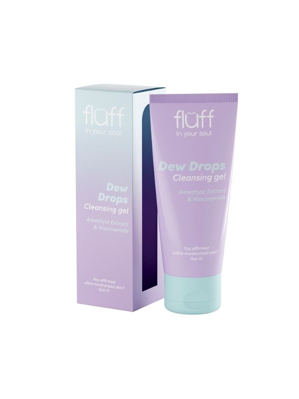 Fluff Dew Drops Żel do mycia twarzy z ametystem i niacynamidem 100 ml