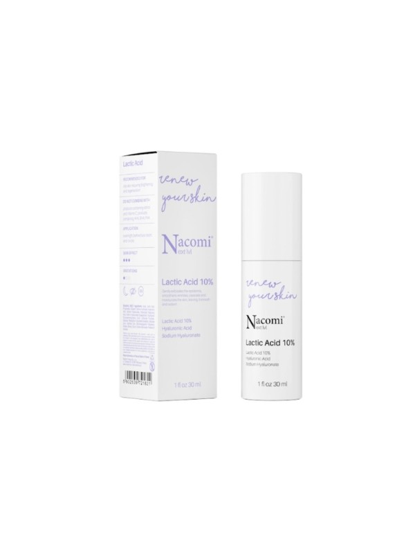 Nacomi Next Level Serum do twarzy z 10% Kwasem mlekowym 30ml