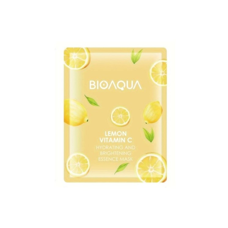 Зволожуюча та освітлююча маска для обличчя Bioaqua Lemon & Vitamin C 25г