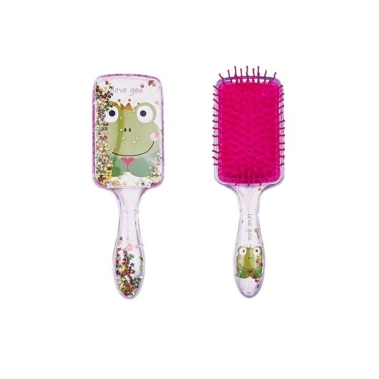 Square Frog Pink Hair Brush 1 piece