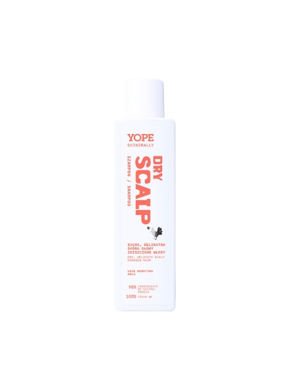 YOPE Skinimally Dry Scalp & Damage Hair Szampon do suchej skóry głowy i zniszczonych włosów 250 ml