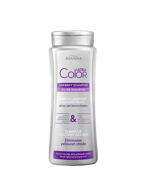 Joanna Ultra Color Szampon do włosów srebrne odcienie blond 400 ml