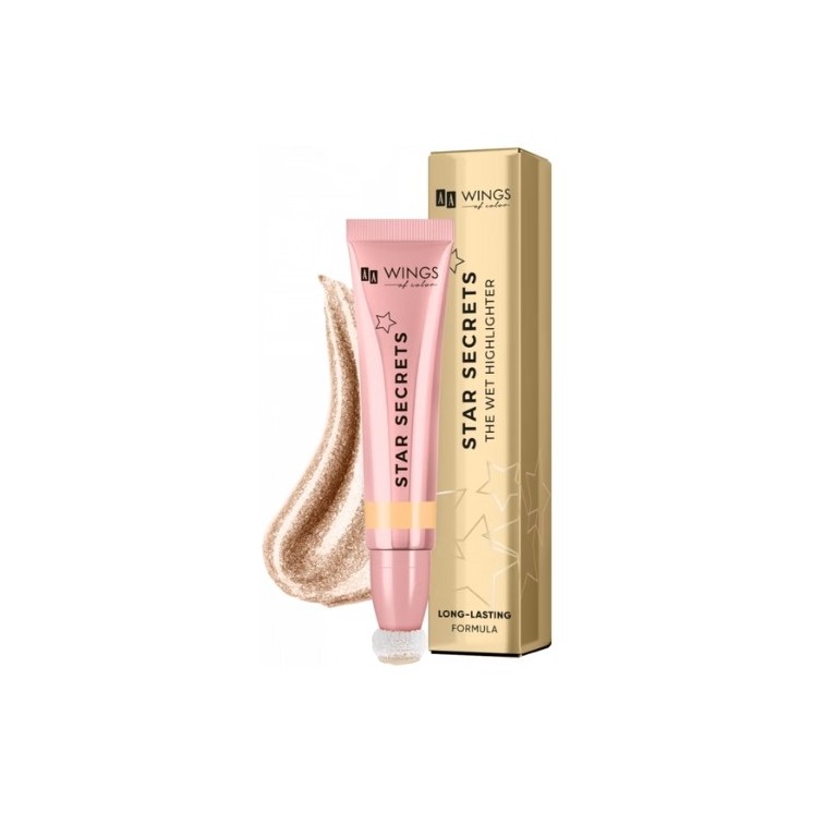 AA Wings of Colour STAR SECRETS The Wet Highlighter Kremowy rozświetlacz /02/ Gold Glow 13 мл