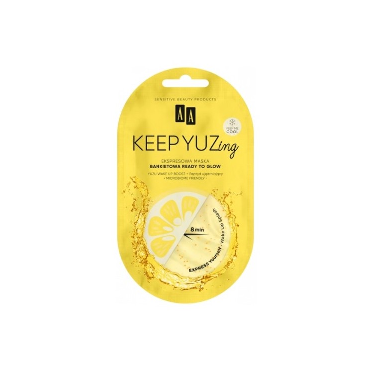 AA Keep Yuzing Wake Up Splash express Banquet face mask 7 ml