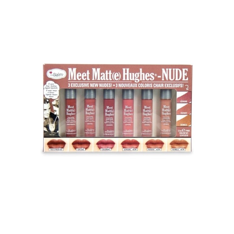 theBalm Meet Matte Hughes Mini Kit Набір із шести матових помад