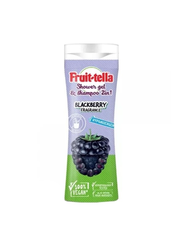 Fruit-tella Żel pod prysznic 2w1 Jeżyna 300 ml