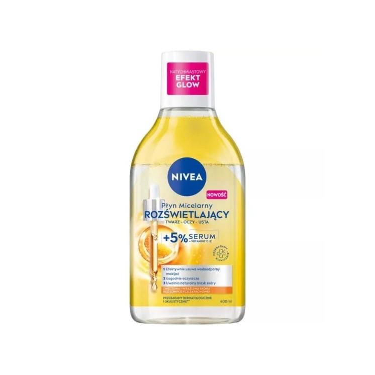 Nivea Illuminating Micellar Liquid with 5 % serum 400 ml