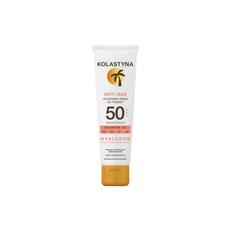 Захисний крем для обличчя Kolastyna Anti-Age SPF50 50 мл