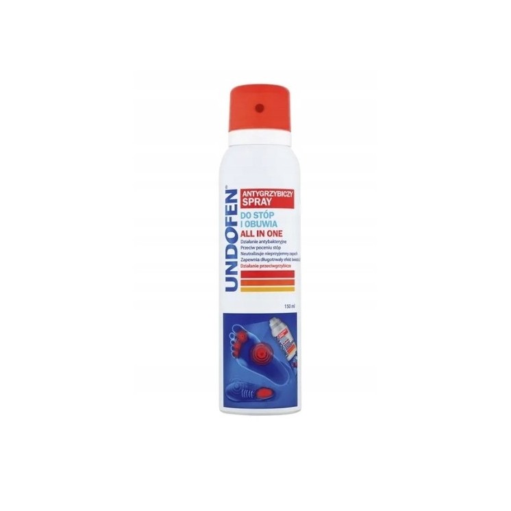Undofen antifungal Spray for feet and shoes 150 ml