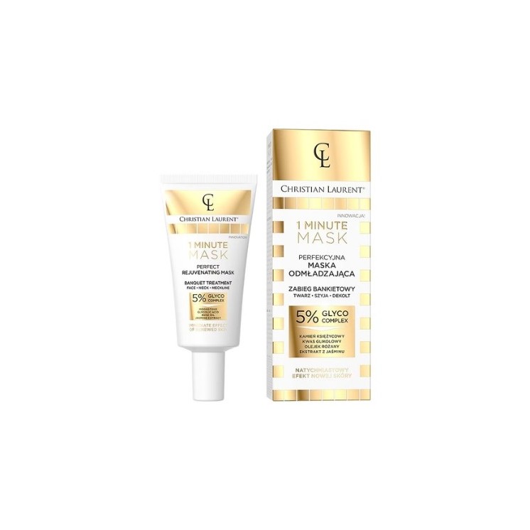 Омолоджувальна маска для обличчя Eveline Christian Laurent 1 Minute Perfect 30 мл