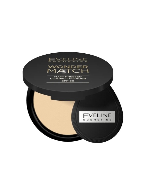 Eveline Wonder Match prasowany Puder matujący SPF30 /02/ Medium Beige 8 g