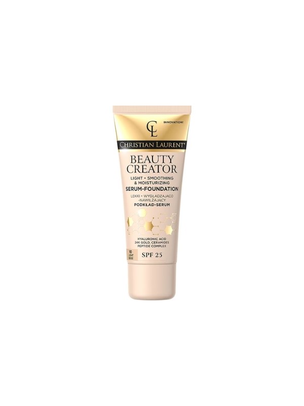 Eveline Christian Laurent Beauty Creator lekki Podkład-serum SPF25 /10/ Light Beige 30 ml