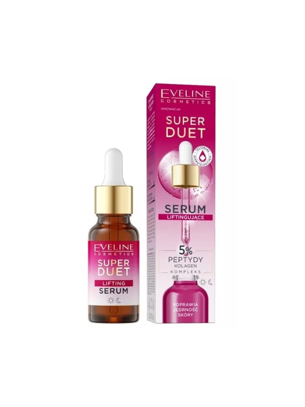 Eveline Super Duet Serum liftingujące Peptydy 5% 18 ml