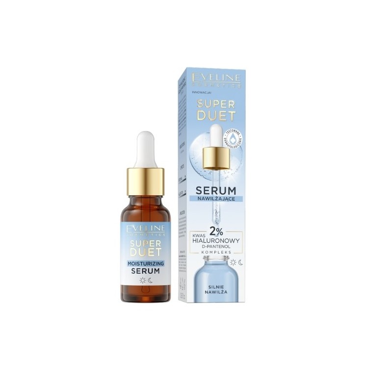Eveline Super Duet зволожуюча Serum з гіалуроновою кислотою 10% 18 мл
