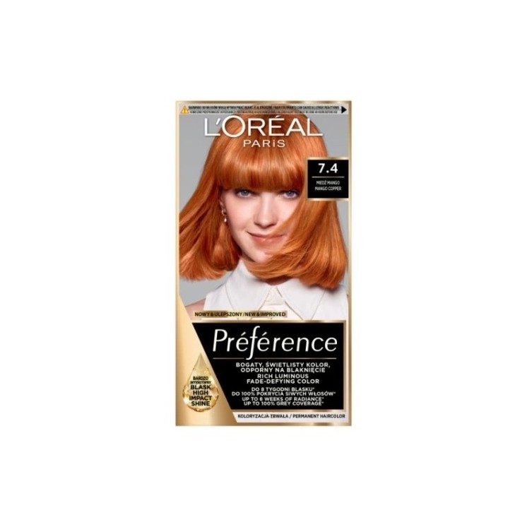 Фарба для волосся L'oreal Preference /74/ Copper Mango