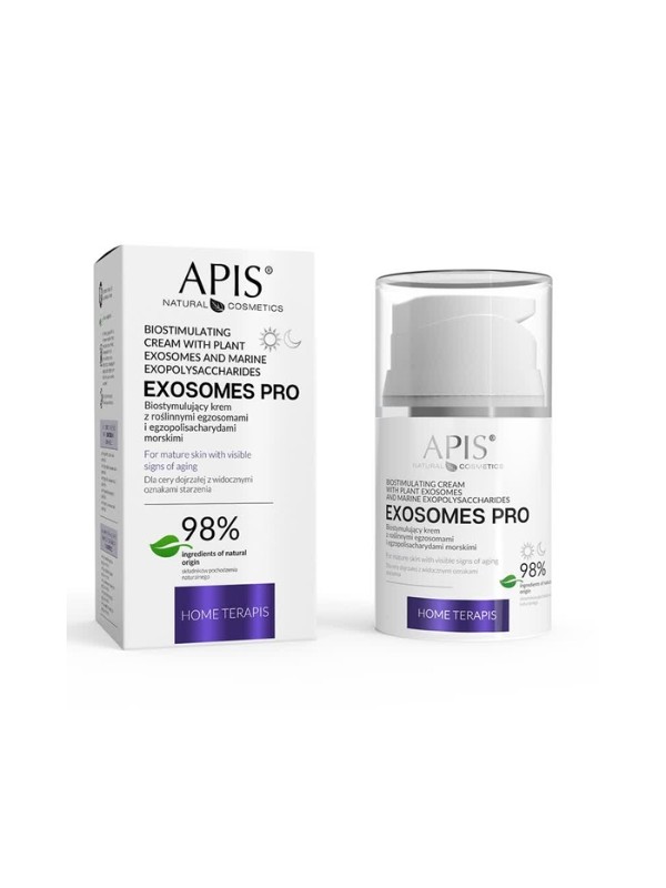 Apis Exosomes Pro Home Terapis biostymulujący Krem do twarzy z roślinnymi egzosomami 50 ml