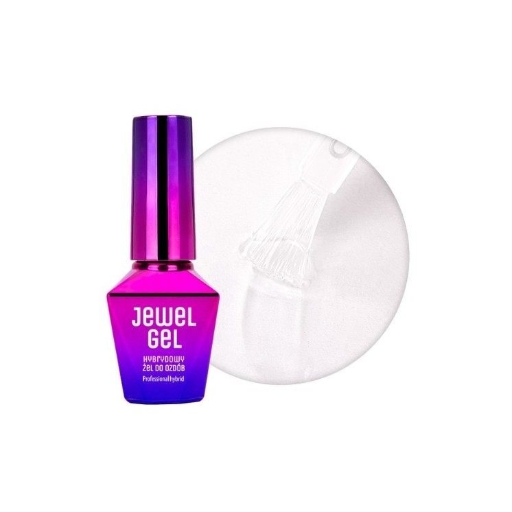 MollyLac Hybrid гель для кріплення прикрас Jewel Gel 10 г