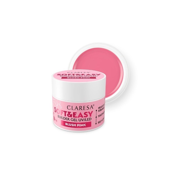 Claresa Soft & Easy Nail Building Gel Blush Pink 45 г