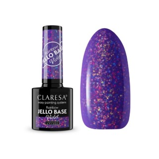 Claresa Hybrid Nail Base Rainbow Jello Base 5 г Violet