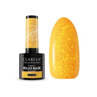 Claresa Hybrid Nail Base Rainbow Jello Base 5 г Yellow