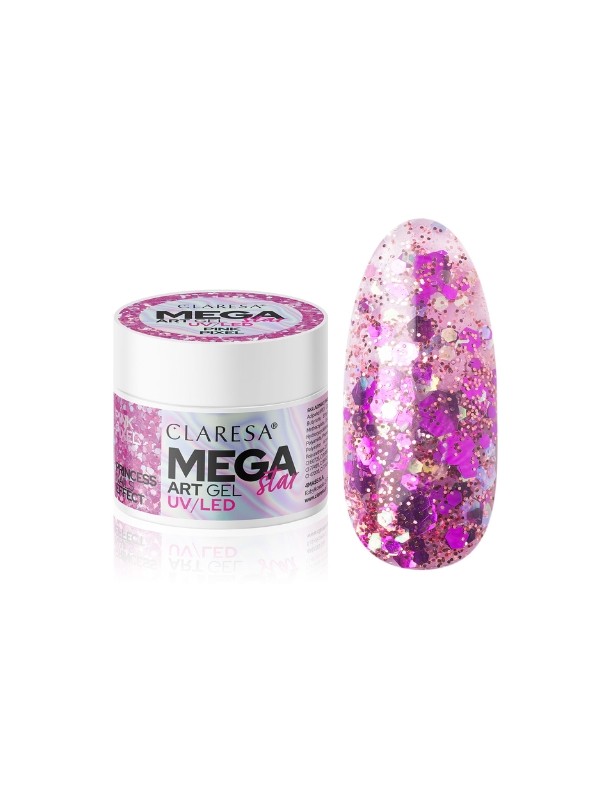 Claresa Żel do zdobień MEGASTAR PINK PIXEL 10 g