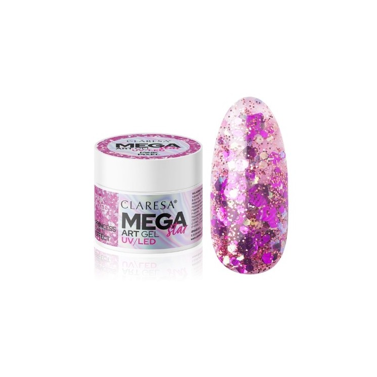 Claresa MEGASTAR PINK PIXEL декоруючий гель 10 г