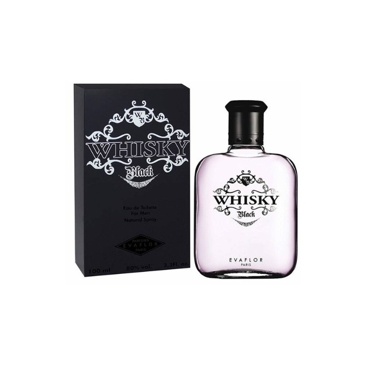 Evaflor Whiskey Man Black Eau de Toilette for Men 100 ml
