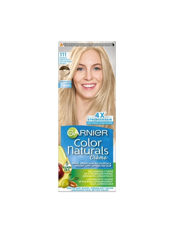 Garnier Color Naturals Farba do włosów /111/ Jasny popielaty blond