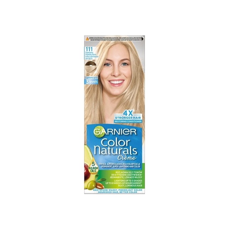 Фарба для волосся Garnier Color Naturals /111/ Світлий попелястий blond