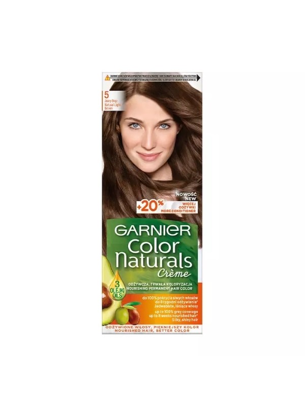 Garnier Color Naturals Farba do włosów /5.00/ Głęboki średni brąz