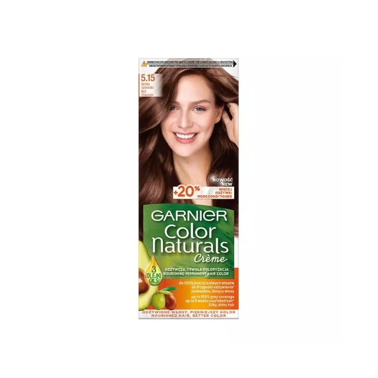 Фарба для волосся Garnier Color Naturals / 5 / Чорний шоколад