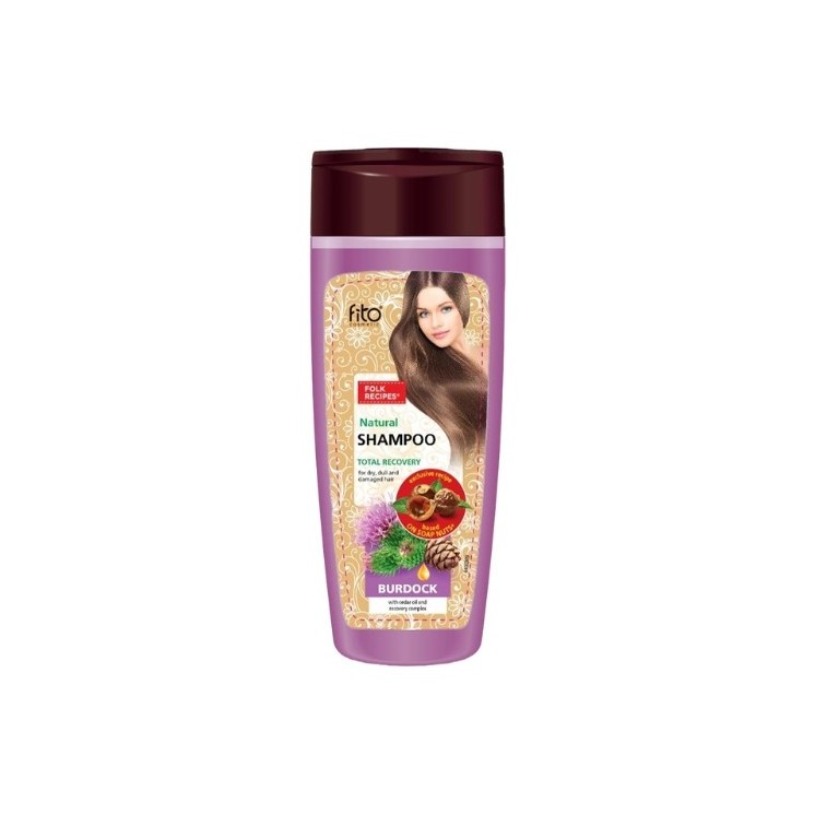 Fitocosmetics Burdock Shampoo for dry and damaged hair with cedar oil 270 ml