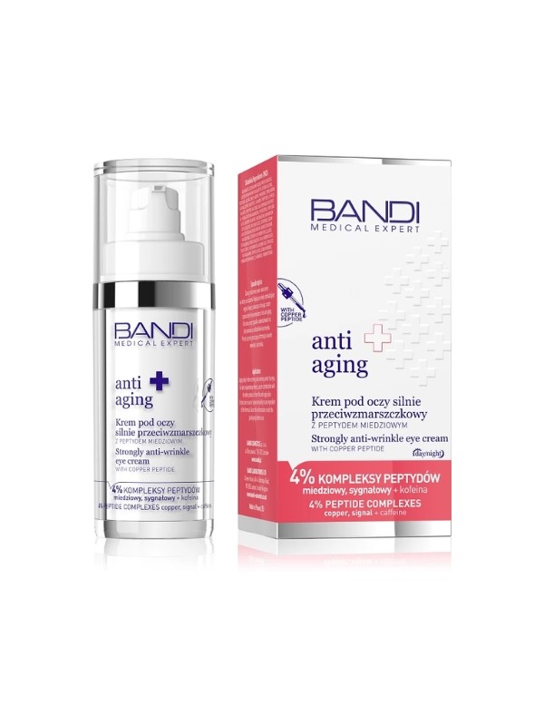 Bandi Medical Expert ANTI AGING Krem pod oczy silnie przeciwzmarszkowy z peptydem miedziowym 30 ml