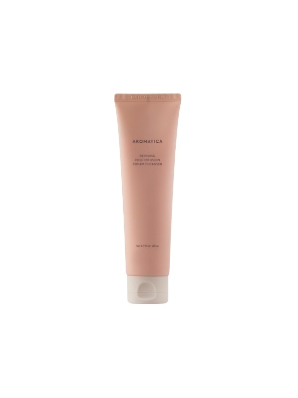 Aromatica Reviving Rose Infuison Cream Cleanser Kremowy Żel Różany do Mycia Twarzy 145 ml