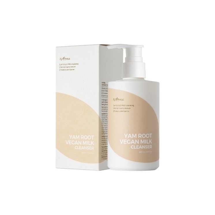 Isntree Yam Root Vegan Milk Cleanser Заспокійливе очищаюче молочко для обличчя 220 мл